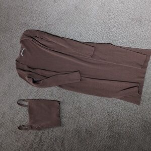 Abercrombie & Fitch duster cardigan set, size XS